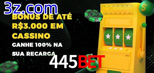 445Bet melhor bônus de depósito