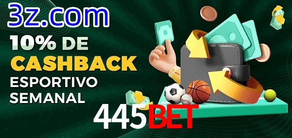 10% de bônus de cashback na 445Bet