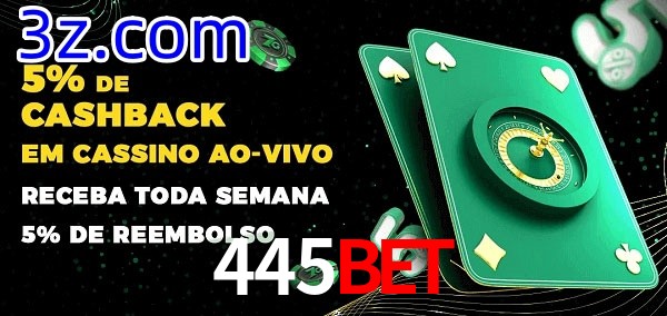 Promoções do cassino ao Vivo 445Bet